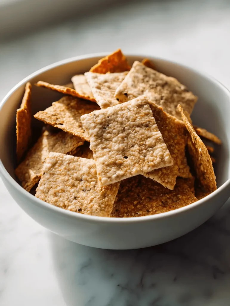 Sourdough Discard Crackers - Thin, Crispy and Tangy