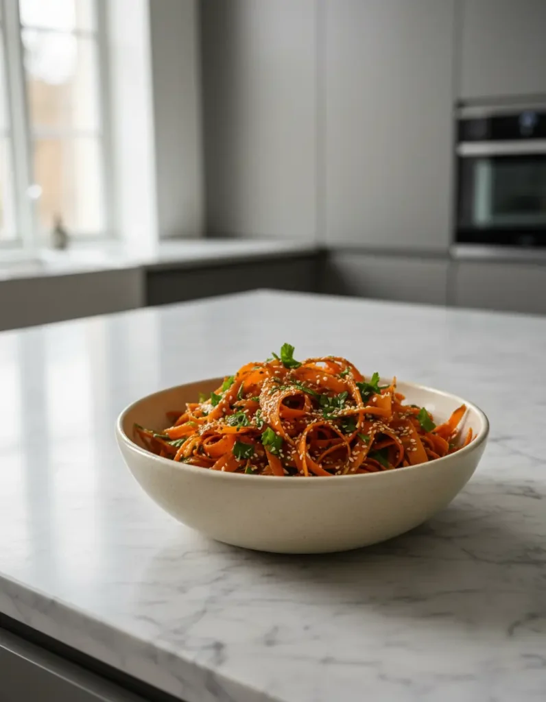 Raw Carrot Salad Recipe Serve And Enjoy