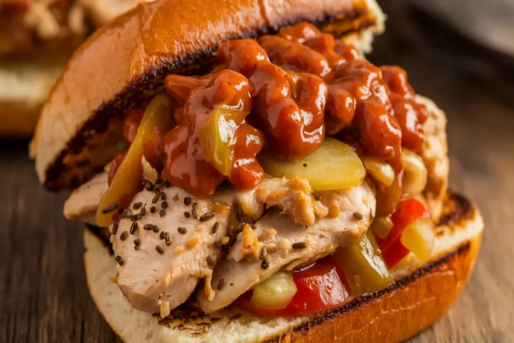 Cajun Chicken Sloppy Joes