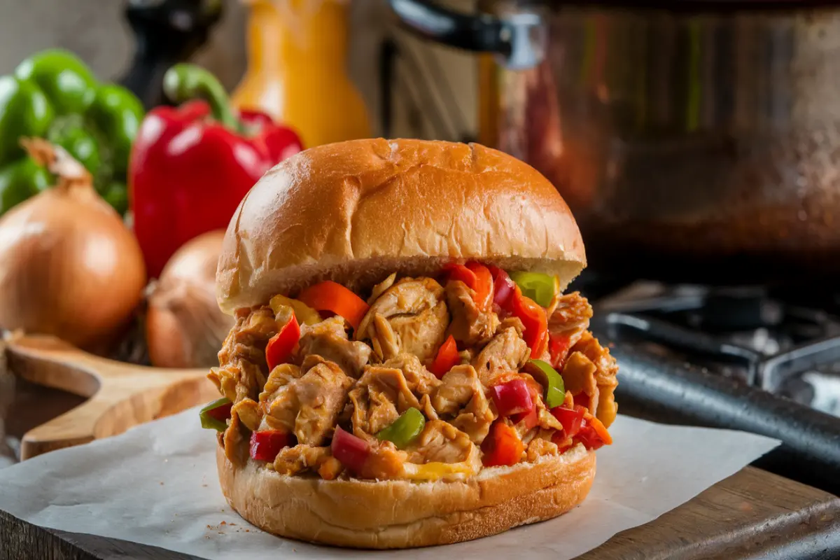 Chicken Gumbo Sloppy Joe