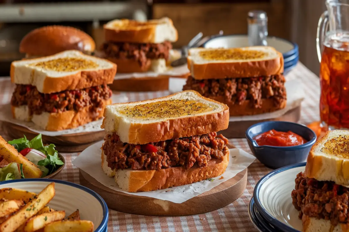 Garlic Bread Sloppy Joes