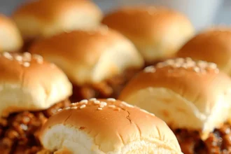 Sloppy Joe Sliders Recipe