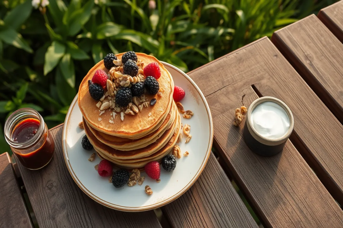 Vegan Sourdough Pancakes