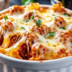 Crock Pot Pizza Casserole