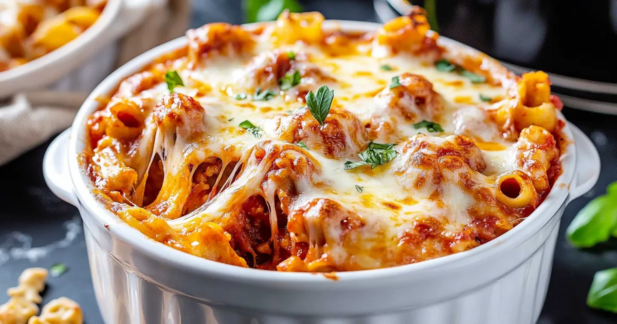 Crock Pot Pizza Casserole