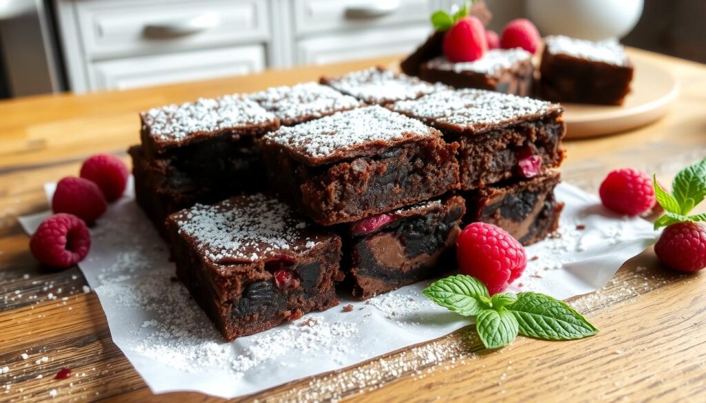 Sourdough brownies tangy chocolate dessert