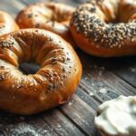 Sourdough discard bagels