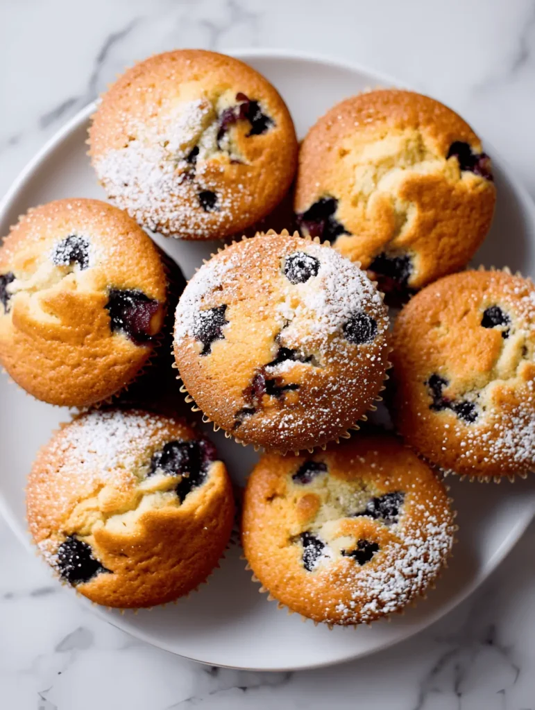 Sourdough Blueberry Muffins Recipe