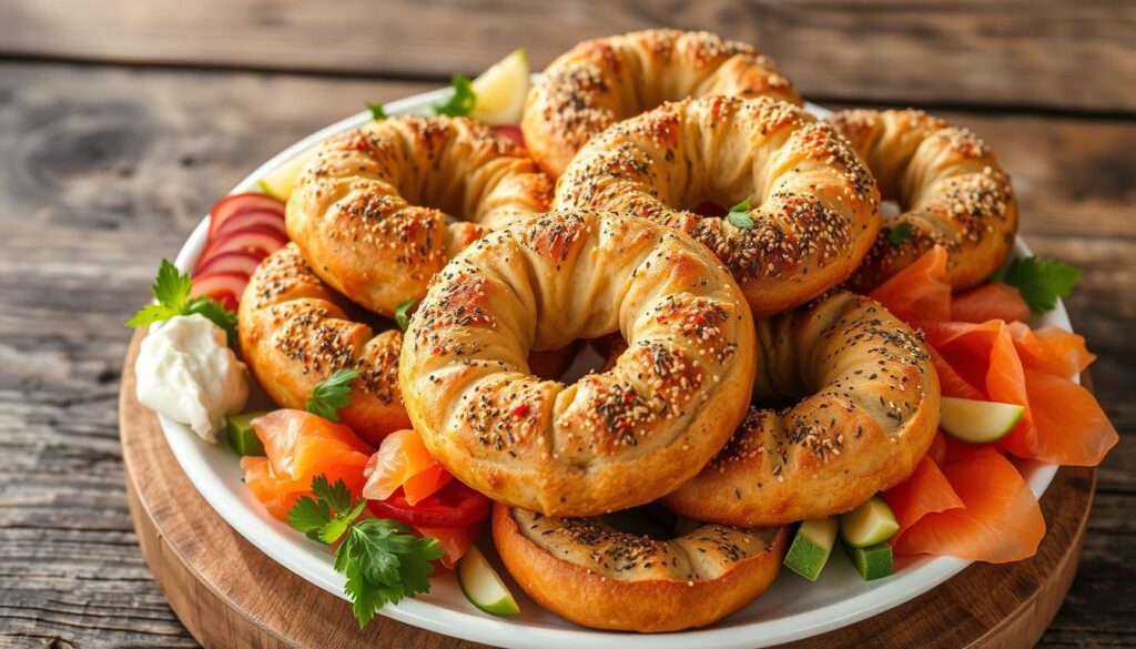 sourdough discard bagels