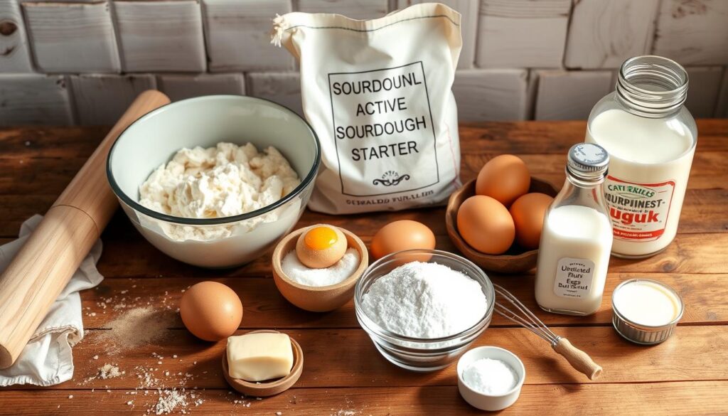 sourdough donut ingredients