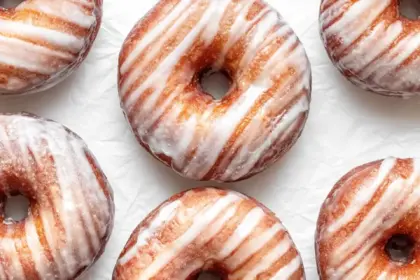 Sourdough Donuts Recipe with Vanilla Bean Glaze