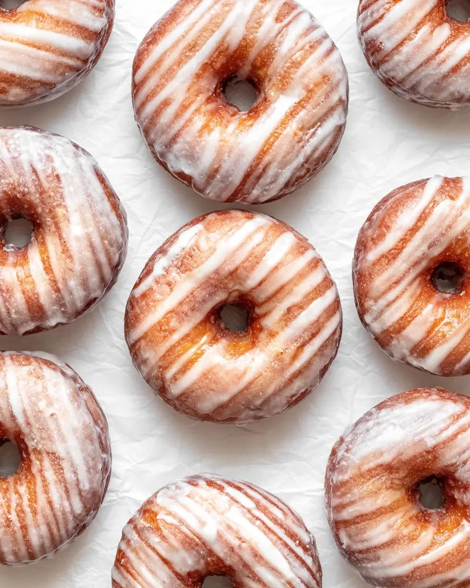 Sourdough Donuts Recipe with Vanilla Bean Glaze