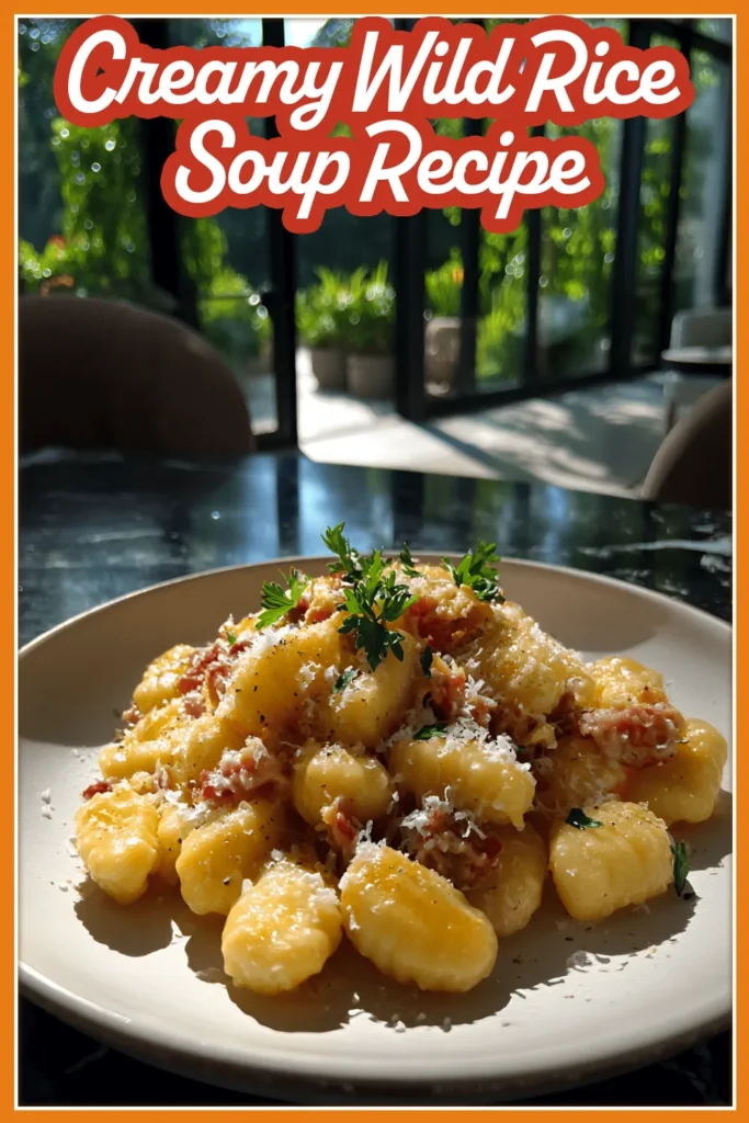 Gnocchi Carbonara Recipe Pinterest