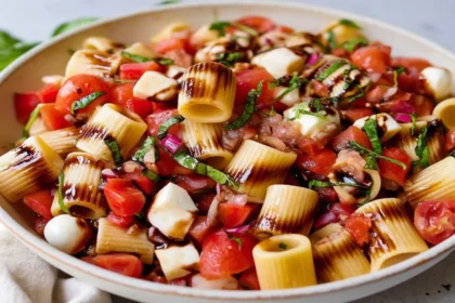 Bruschetta Pasta Salad Recipe