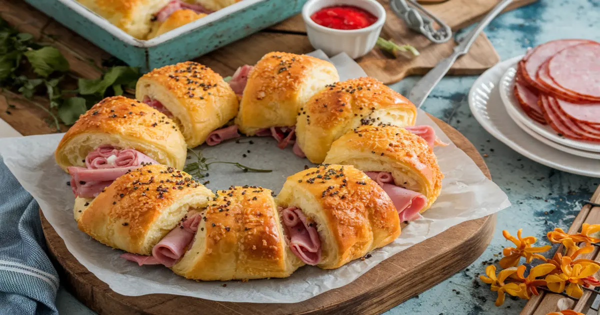 Ham and Cheese Crescent Rolls