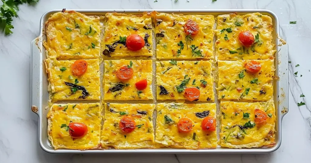 Sheet Pan Eggs Breakfast