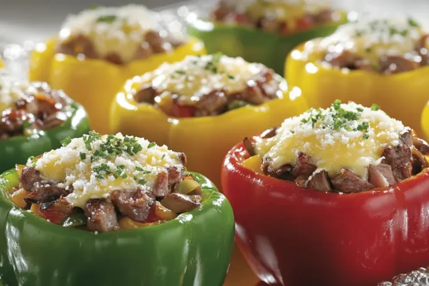 Cheesesteak Stuffed Peppers
