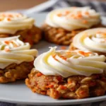 Carrot Cake Cookies with Cream Cheese Frosting