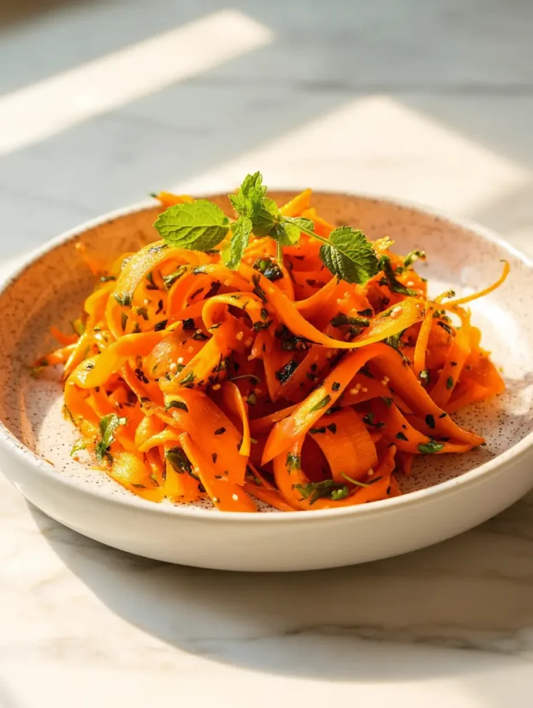Crunchy Raw Carrot Salad Recipe