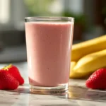 Easy Strawberry Banana Milkshake Recipe