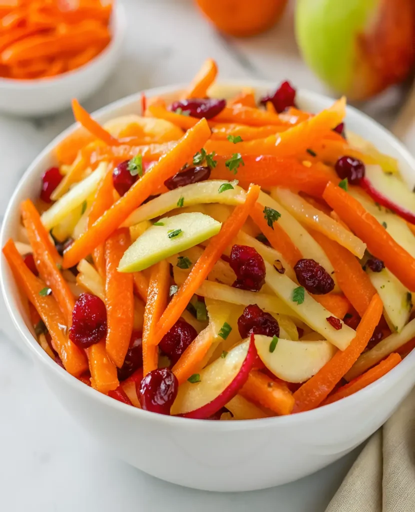 Apple Cranberry Carrot Salad Recipe