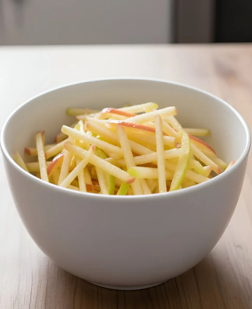 Prepare the Apple Cranberry Carrot Salad