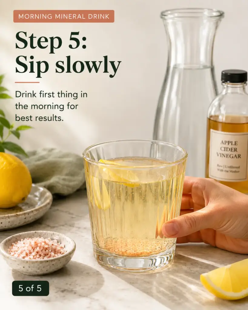 pink salt recipe step 5 sip slowly